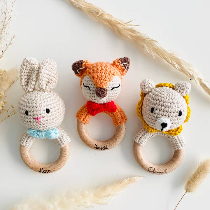 Les Petits Citrons - Wholesale Handheld Rattle - Baby - Crochet rattle for babies 1