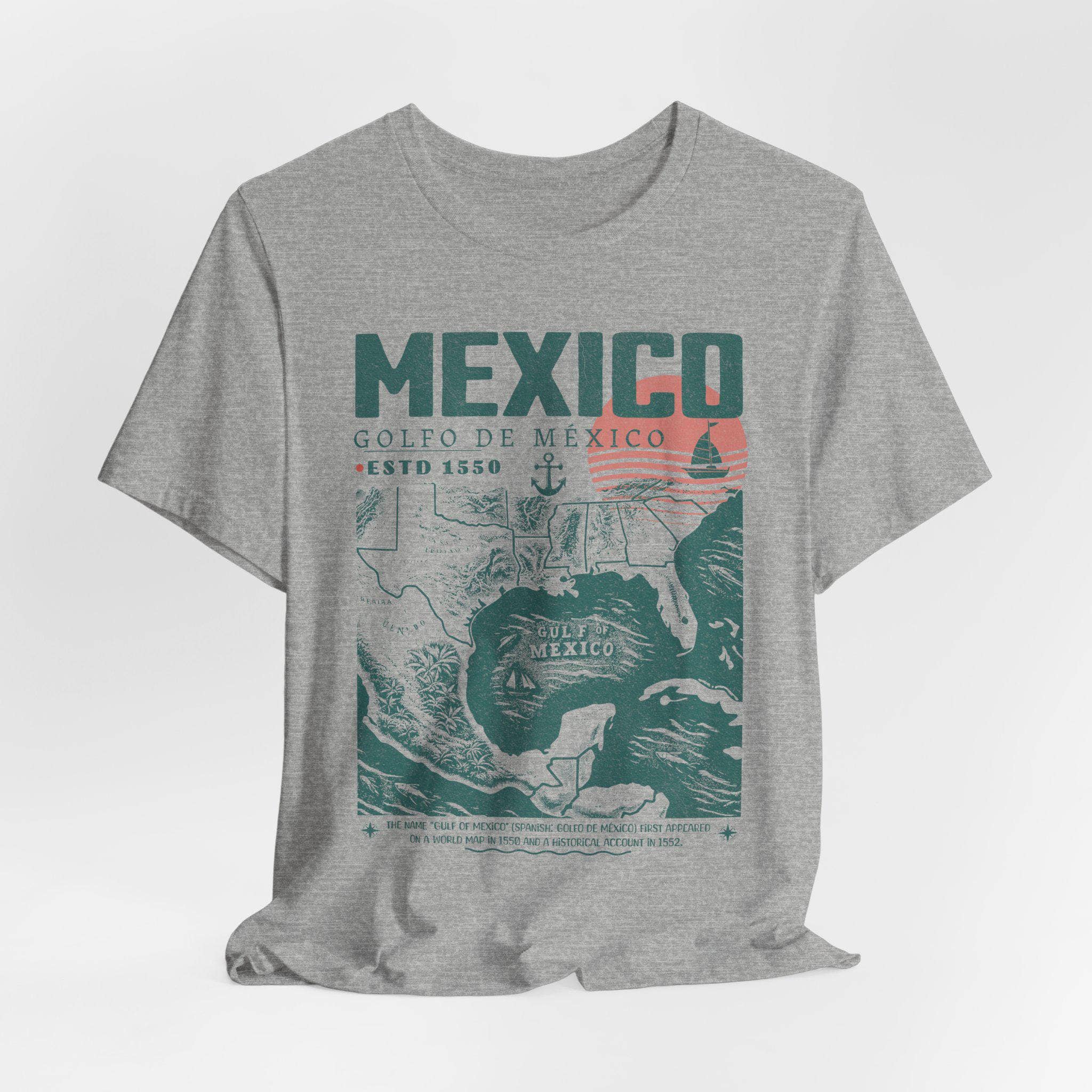 NVC Ecommerce LLC - Wholesale Graphic Sweatshirt - Women's - Gulf of Mexico Shirt, Golfo de México Retro Vintage Sweater1