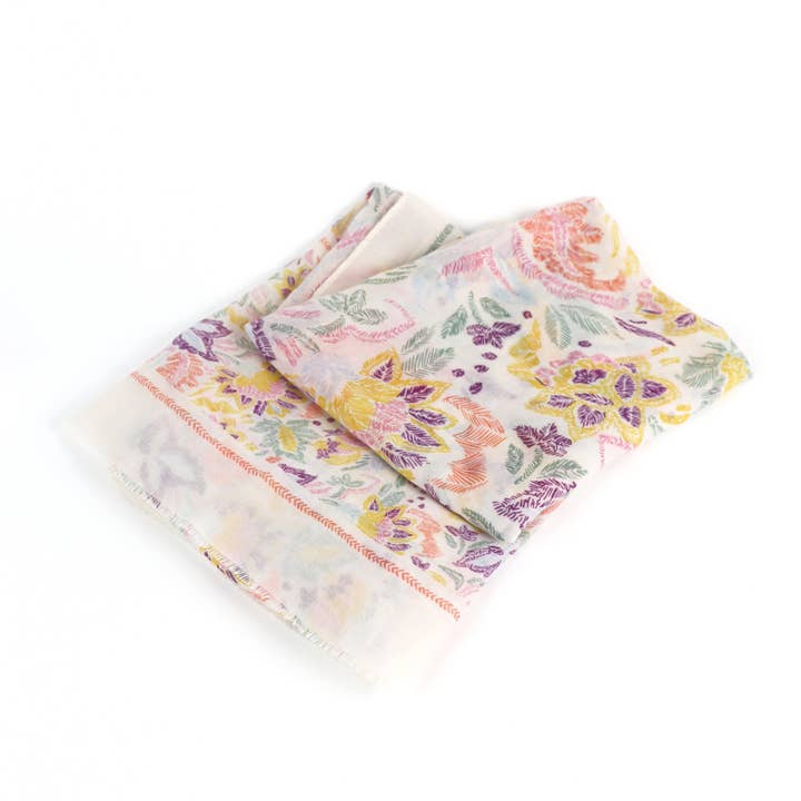 Angels Whisper Accessories - Wholesale Scarf – Women's - Elara Floral Lightweight Scarf2