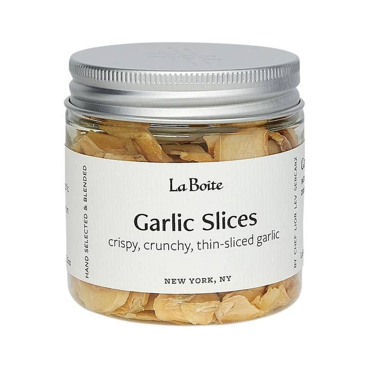 La Boîte - Wholesale Dried Spice - Garlic Slices - crispy, crunchy, thin-sliced garlic spice