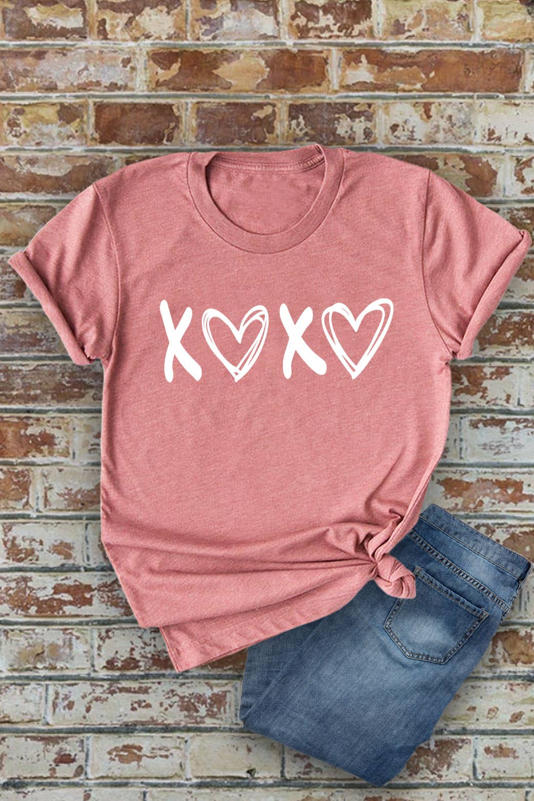 Top Avenue - Wholesale T-shirt met print - Dames - UNISEKS T-shirt met ronde hals en7