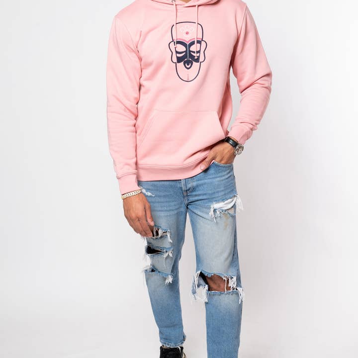 MOLETOM COM CAPUZ ROSA por atacado de KALETA