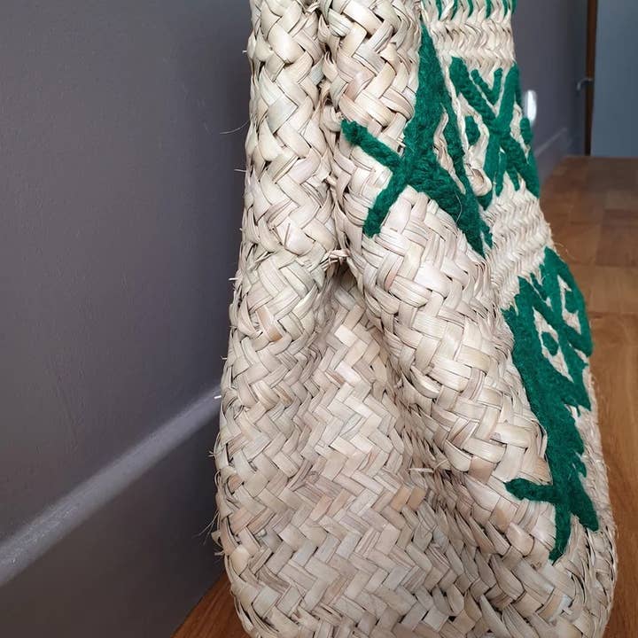 MIRAMAR Store - Vendita all'ingrosso Borsa tote - Donna - Borse in paglia marocchina tessute a mano con motivi geometrici