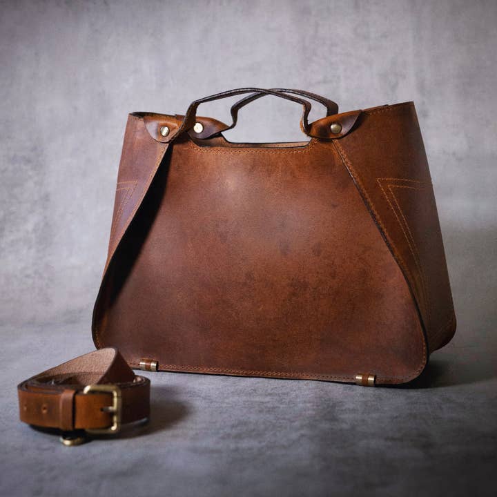 Kalating Leather UK - Wholesale Shoulder Bag - Women's - Handmade Womens Leather Handbag Shoulder bag small tote