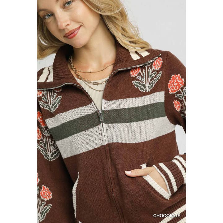 STYLE USA - Wholesale Jacket - Women's - Jacquard Knit Jacket 11