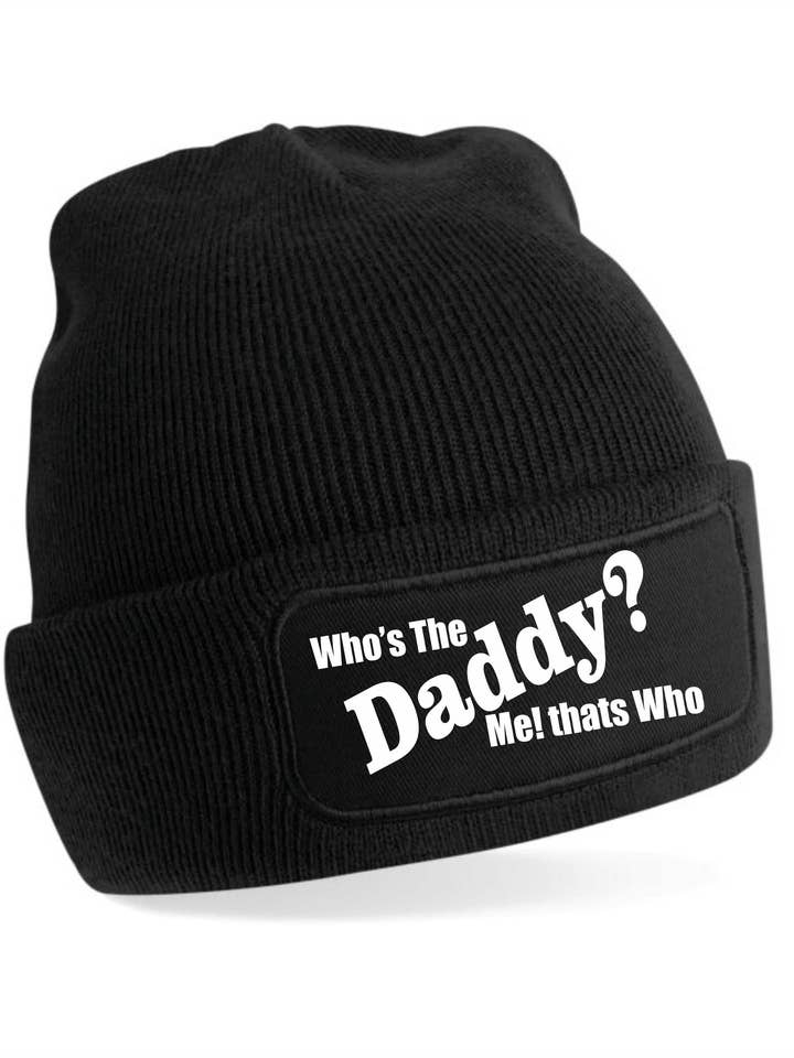 Gorro Who's the Daddy para padre nuevo, regalo para bebé recién nacido para hombre para venta al por mayor de Print4U