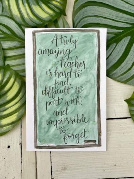 Carte d'appréciation de l'enseignant pour la vente par Krafty Inc