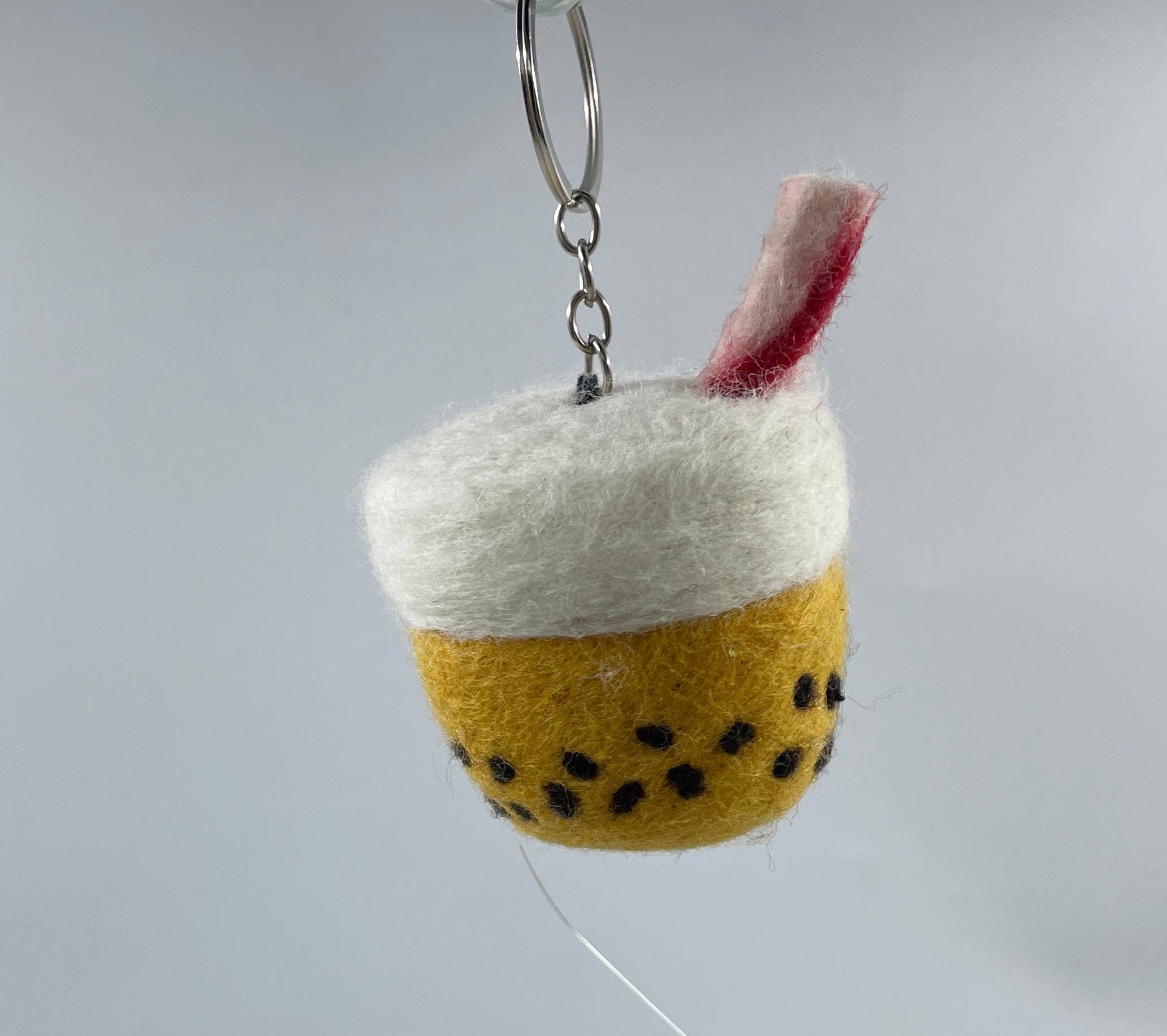Funky Yak Ltd – wholesale Keychain – Unisex – Handmade  Felt Bubble Tea Keyrings3