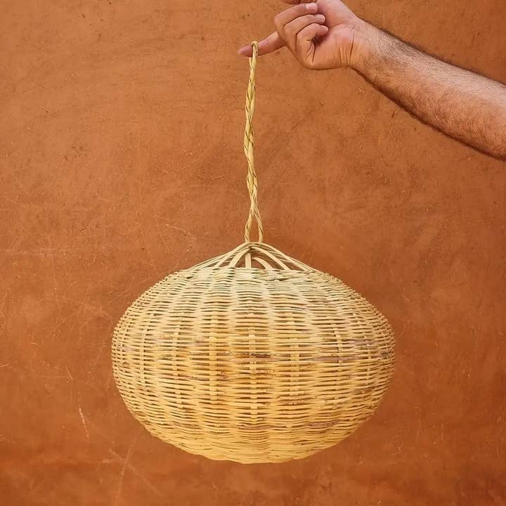 Rattan-Ball-Hängelampe | Boho-Chic-Deko -MAROKKANISCHE Lampe für den Großhandel von libitiishop