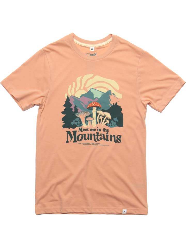 The Landmark Project - Wholesale Screen Printed T-Shirt - Unisex - Meet Me in the Mountains Unisex Short Sleeve Tee2