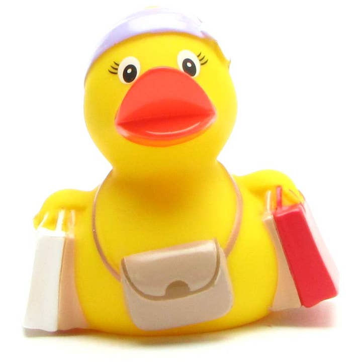 Duckshop - Venta al por mayor Juguete para la bañera - Bebés - Pato de goma Shopping Queen - pato de goma2
