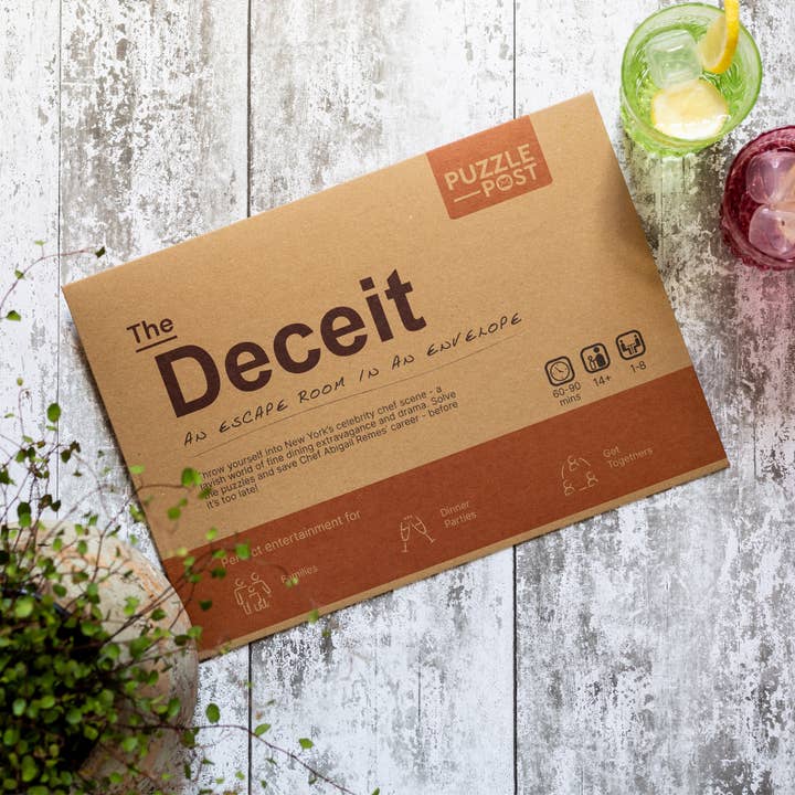 Puzzle Post Games - Wholesale Board Game - Escape Room | Puzzle Game | Board game | The Deceit