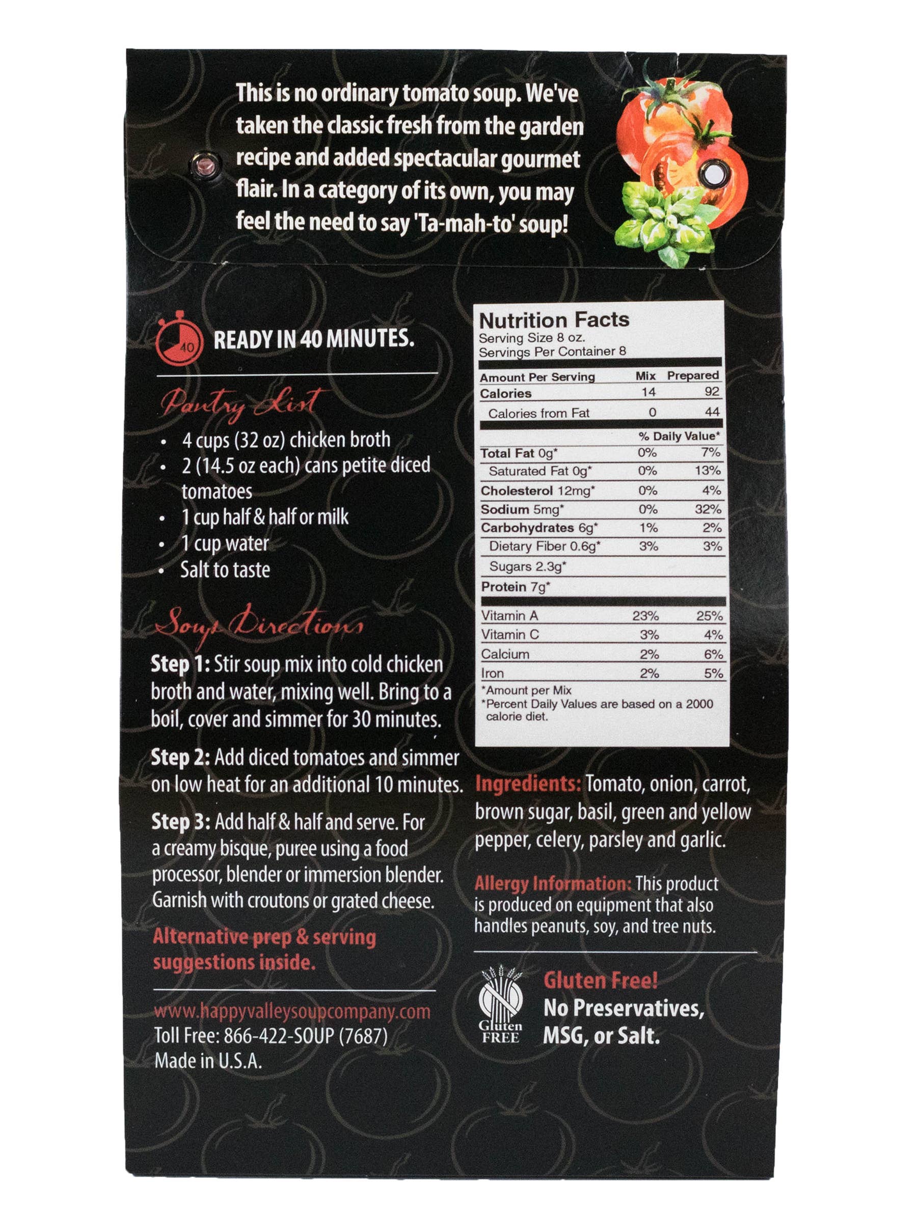 Happy Valley Soup Company - Wholesale Dried Spice Mix - Black Bean Chili1