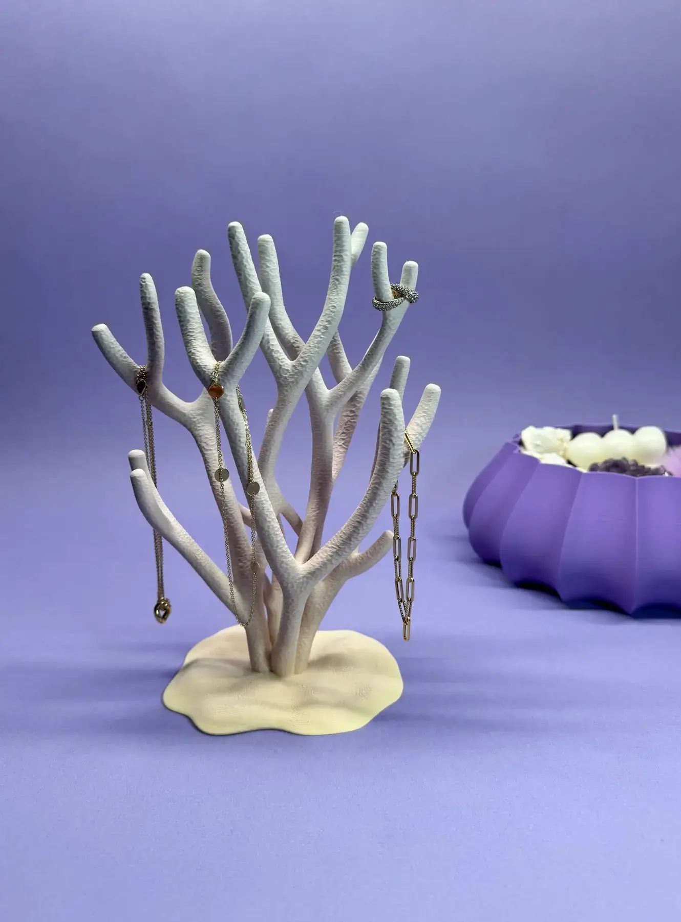 Roomberry - Vendita all'ingrosso Espositori e vetrine per gioielli - Portagioie a forma di corallo per collane, orecchini e elastici per capelli4