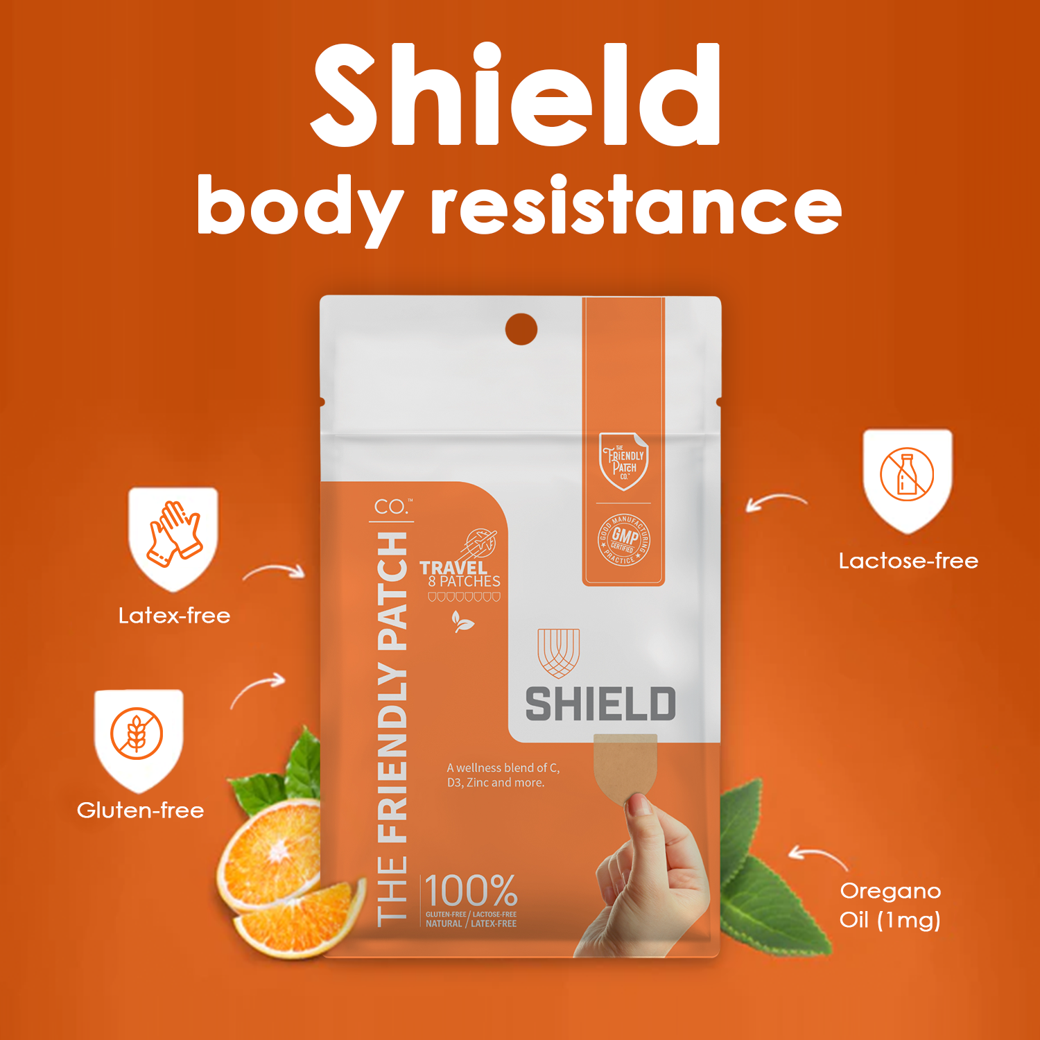 Friendly Patch CO - Wholesale Oral Supplement/Vitamin - The Essentials Pack - 2 energy, 2 sleep, 2 stress, 2 immune8