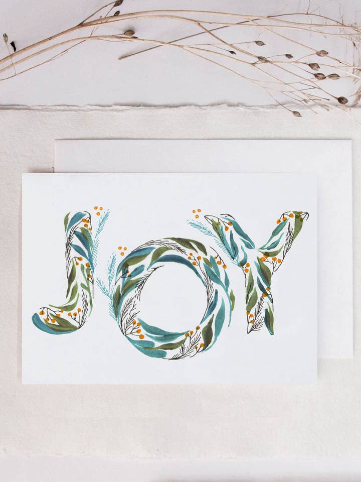 “Alegria caprichosa” - cartão comemorativo por atacado de Lucrecia Caporale