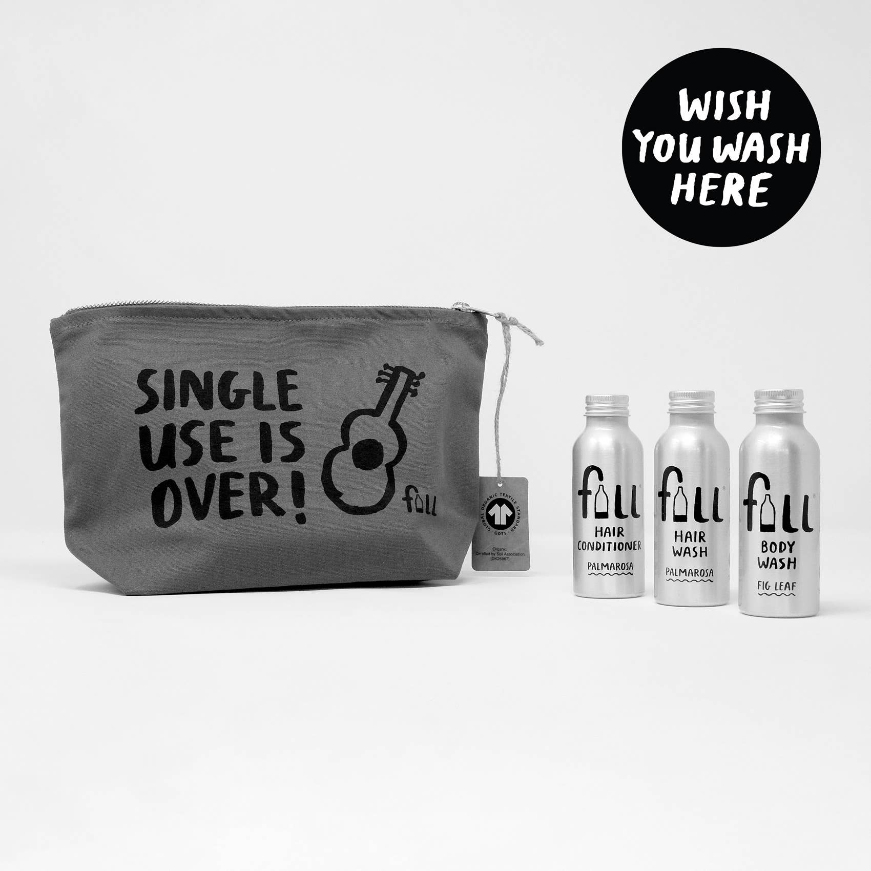FILL REFILL CO – wholesale Travel set – Wish You Wash Here - Plastic free travel essentials kit0