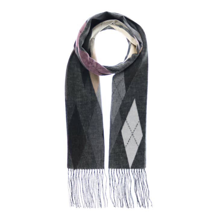FRAAS - The Scarf Company - Wholesale Scarf - Women's - Artsy Argyle XL6