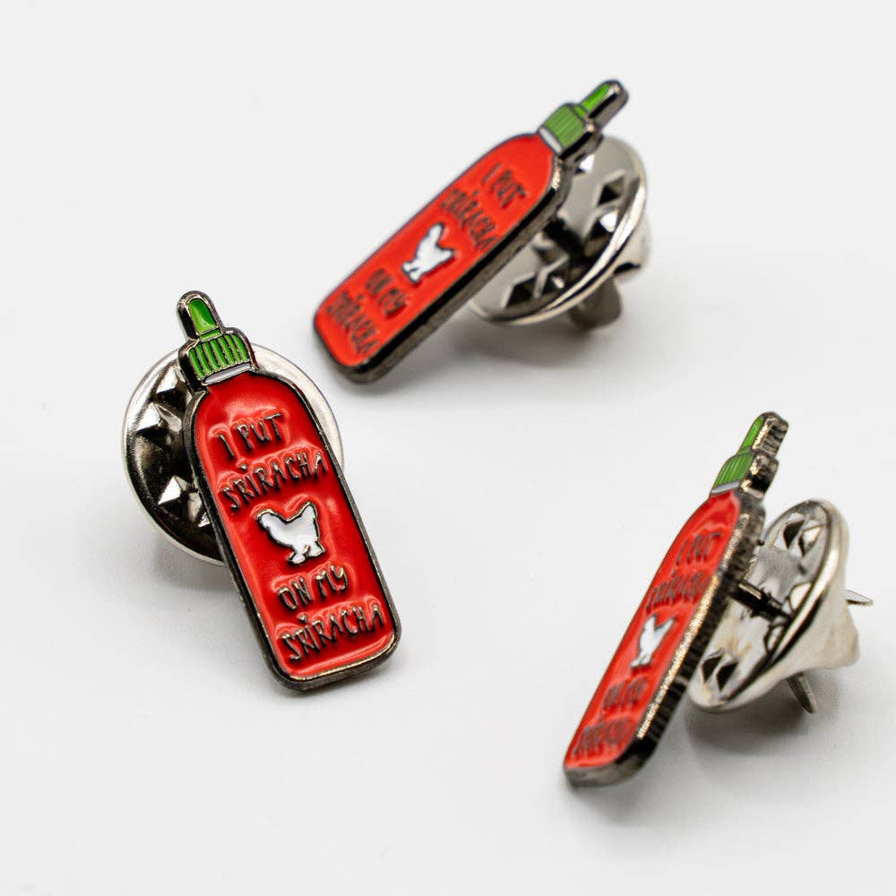 reisundpapier - Wholesale Brooch - Enamel pin "Sriracha"3