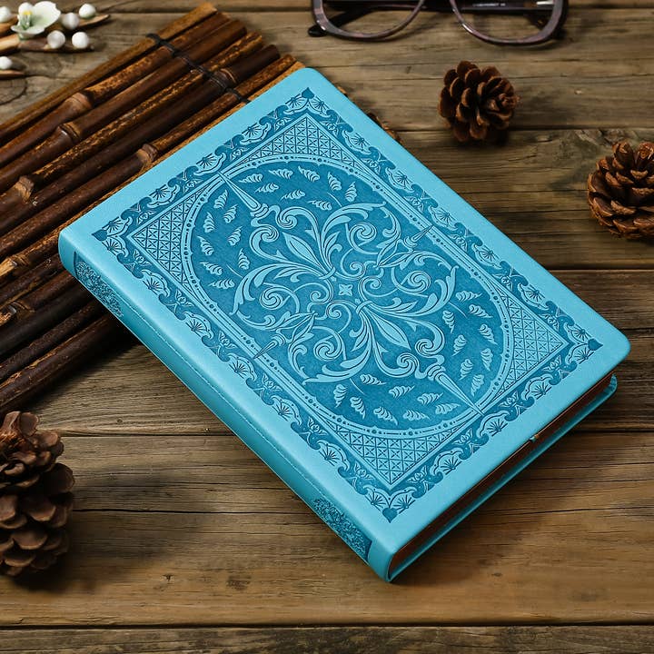 Victoria's Journals - Wholesale Journal/Diary - Victoria's Journals Vintage Style Diary/Notebook (Aqua Blue)