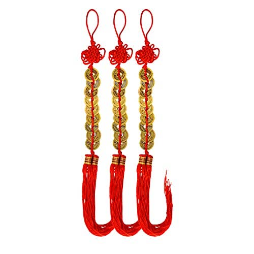 Mandala Crafts - Wholesale Decorative Tassel/Wall Drop - Mudra Crafts Emperor Feng Shui Lucky Coins Home Car Feng Shui Décor, Feng Shui Money Chinese Coins, I-Ching Coins Feng Shui Coins for Wealth and Success4