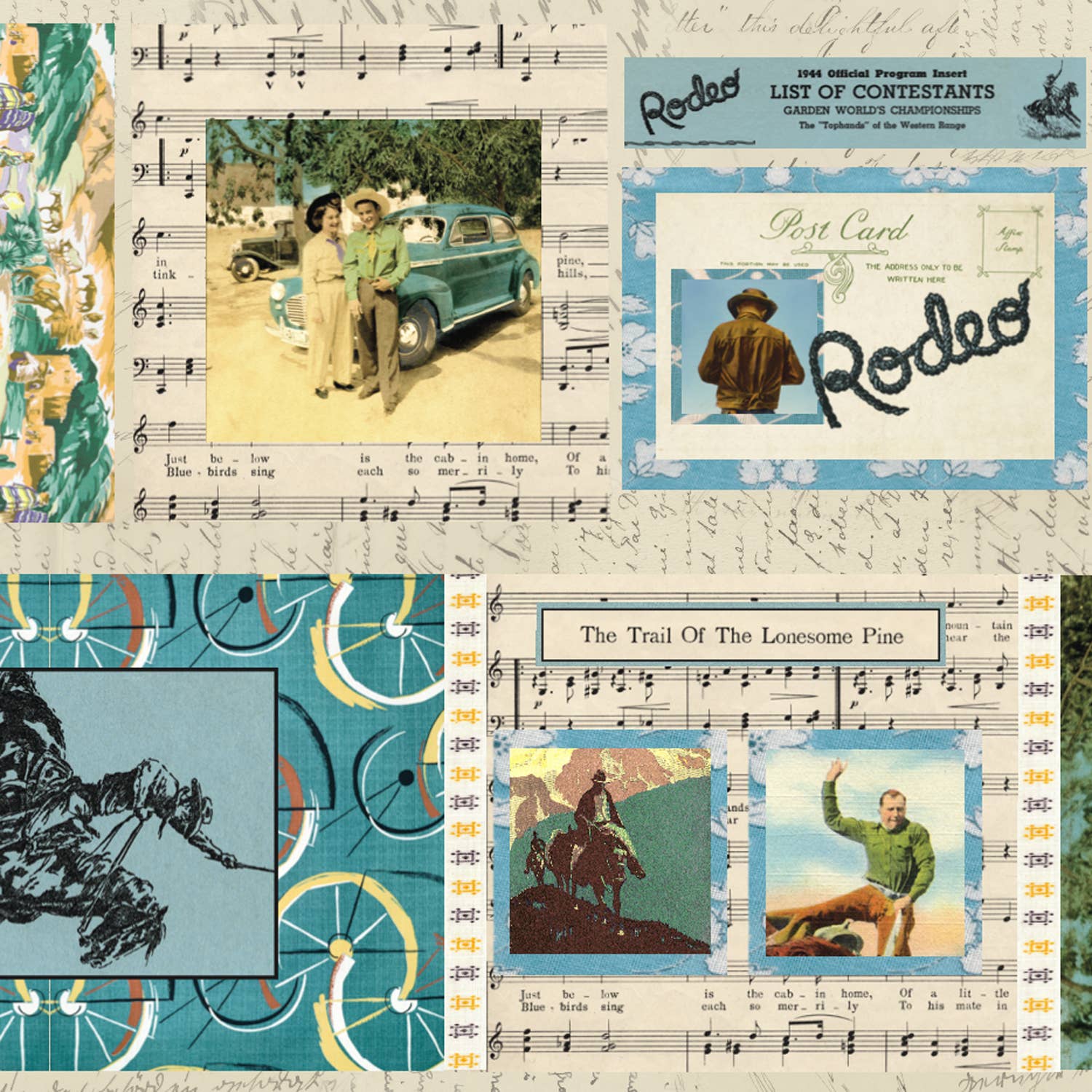 Colonial Patterns, Inc. - Wholesale Stofrol - Gewaardeerde Threadz® Quilt- & Naaistof - Western Rodeo2