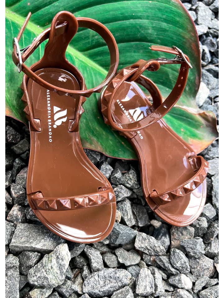 Shoes By Alexandria Brandao - Vendita all'ingrosso Sandali - Bambini - Sandali Bambino Marrone Aria3