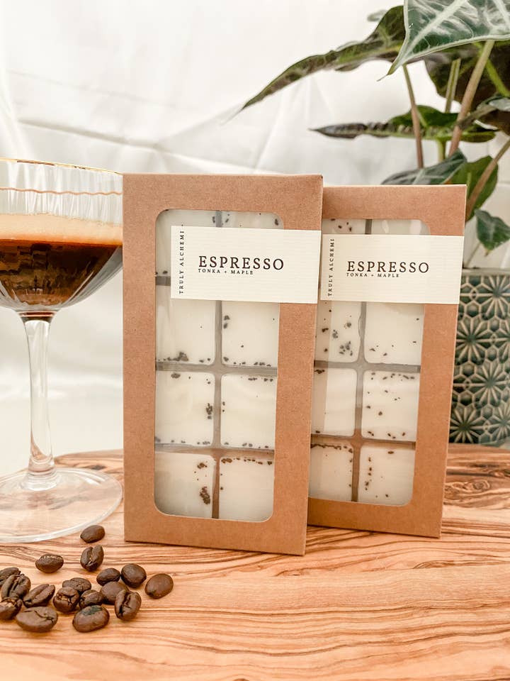 Espresso - Tonka & Maple Wax Melts {set Of 8} for wholesale by Truly Alchemi