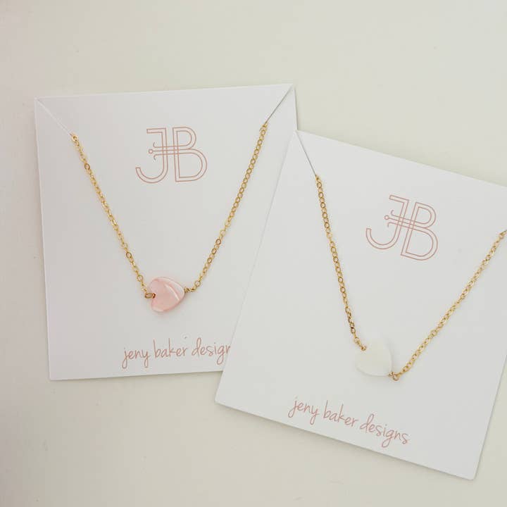 Sweetheart Necklace, Large Heart for wholesale by Jeny Baker Designs