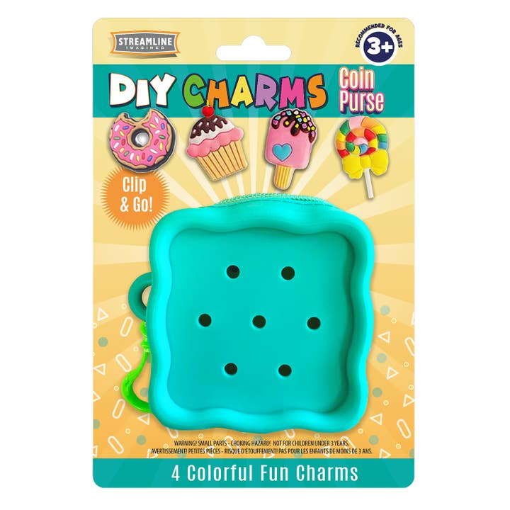 DIY Charms Coin Purse - Blue for wholesale by Streamline