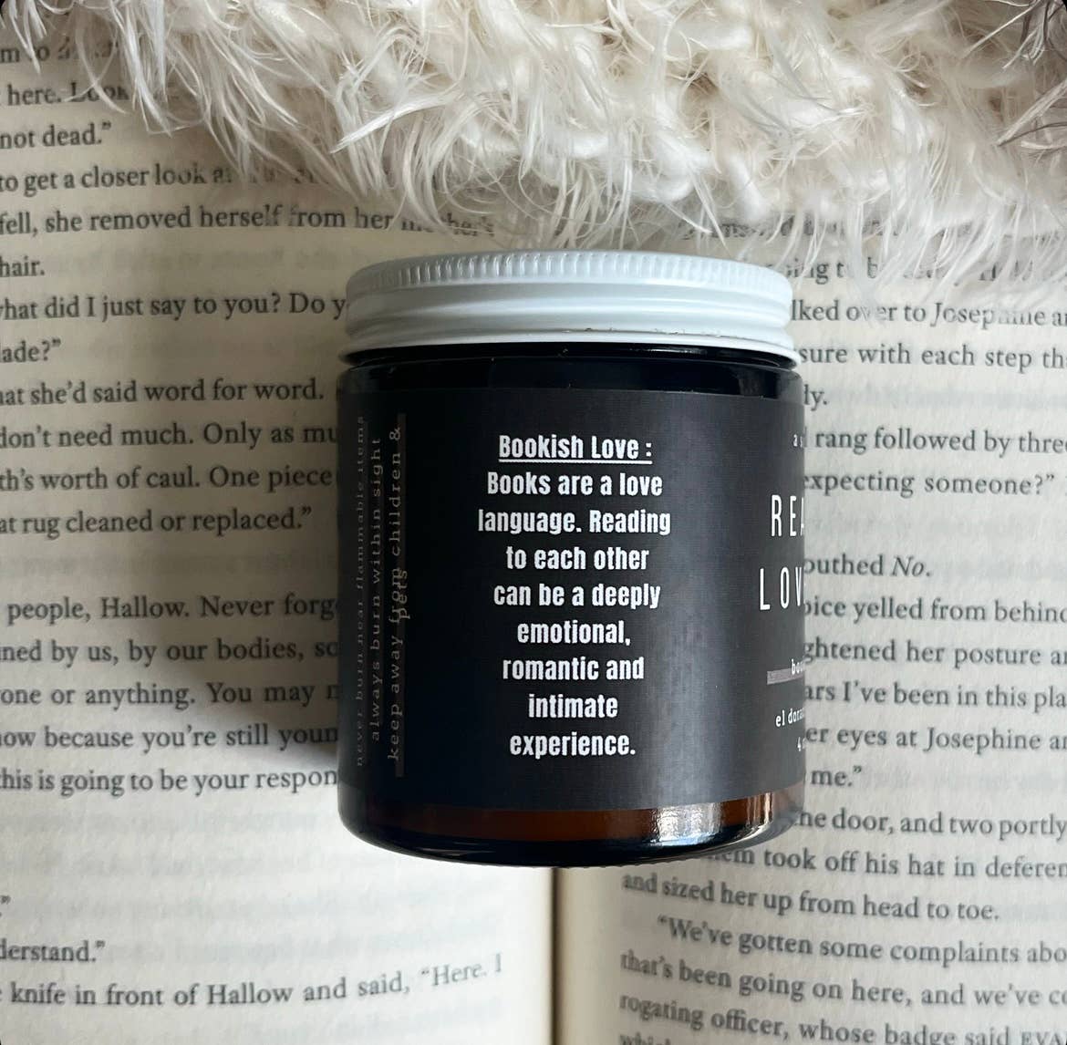 A Scent Story Candle Co - Wholesale Jar/Filled Candle - Read Me A Love Story -  Bookish Candle | Book Themed Candle1