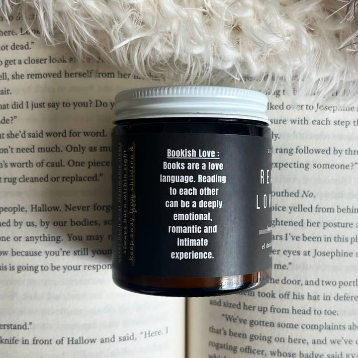 A Scent Story Candle Co - Wholesale Jar/Filled Candle - Read Me A Love Story - Bookish Candle | Book Themed Candle1