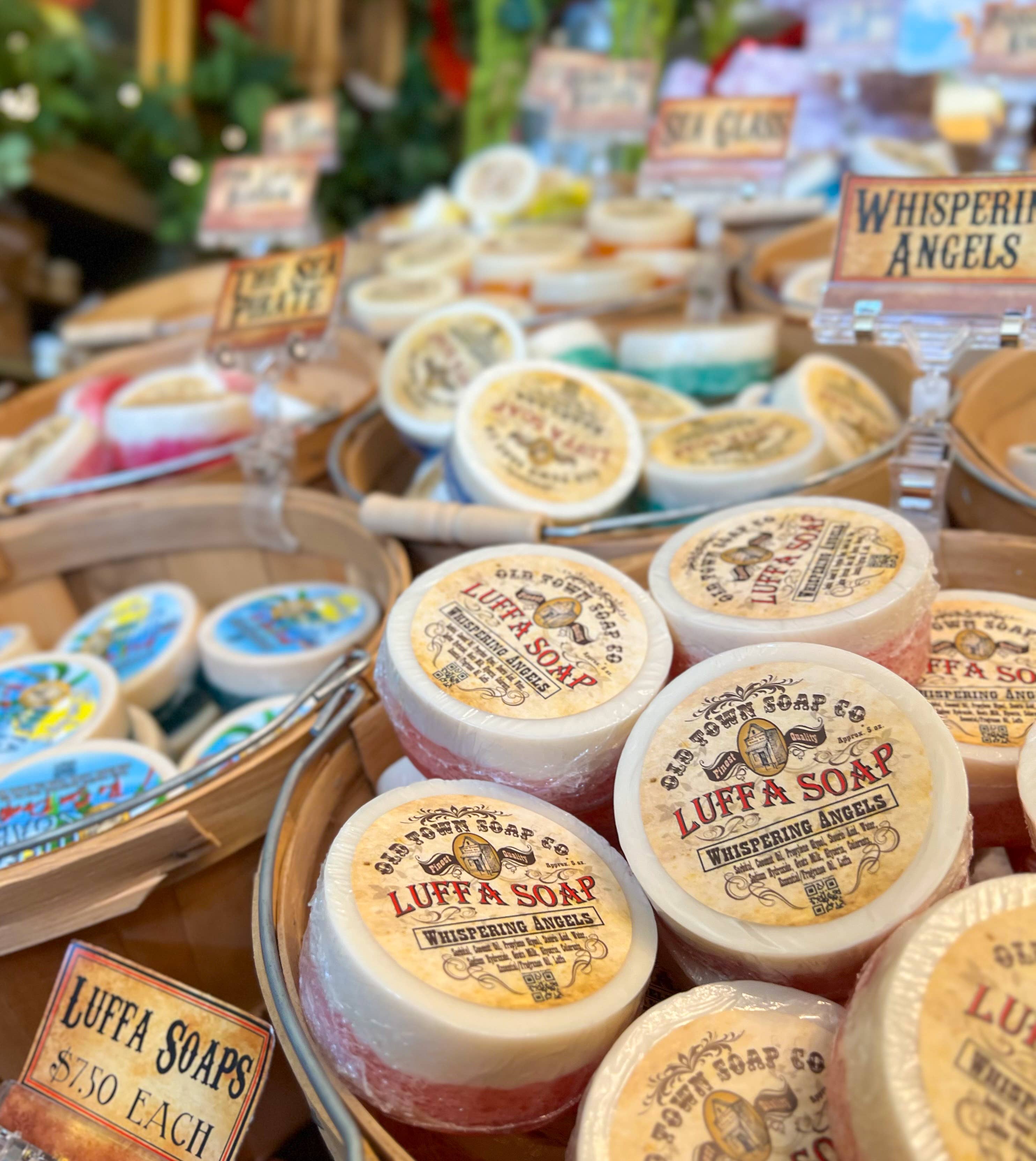 Old Town Soap Co. - Wholesale Bar Soap - Luffa Soap -Available in 20 scents -Goat's Milk Soap1