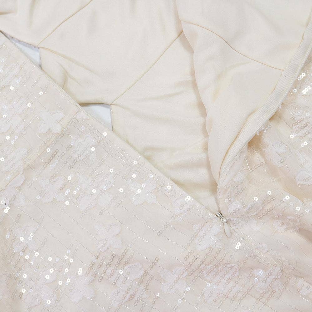 HIDDENBRAND - Wholesale Dress - Women's - Bandeau sequined mini party dress2