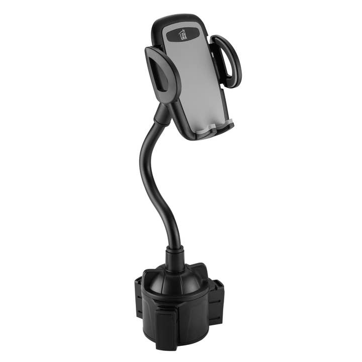 LAX Gadgets – wholesale Phone/tablet stand – LAX Gadgets Cell Phone Cup Holder Mount- Black Retail Pack
