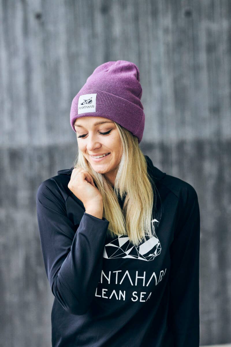 MANTAHARI Oceancare - Wholesale Beanie - Women's - Bottlebattle Beanie Bloom1