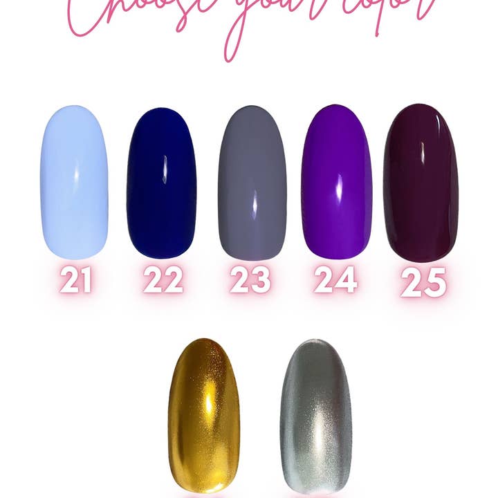 Divine Dulcet - Vente Faux ongles/vernis en patch - Ensemble de 20 ongles à presser peints à la main en couleur unie