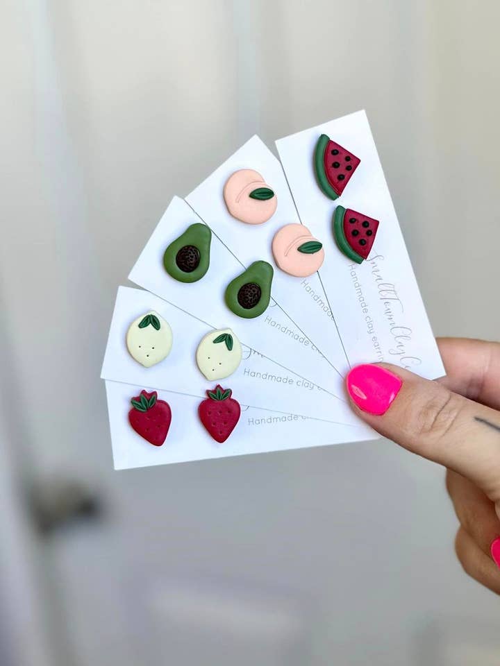 Fruit studs voor wholesale door SmallTownClayCo