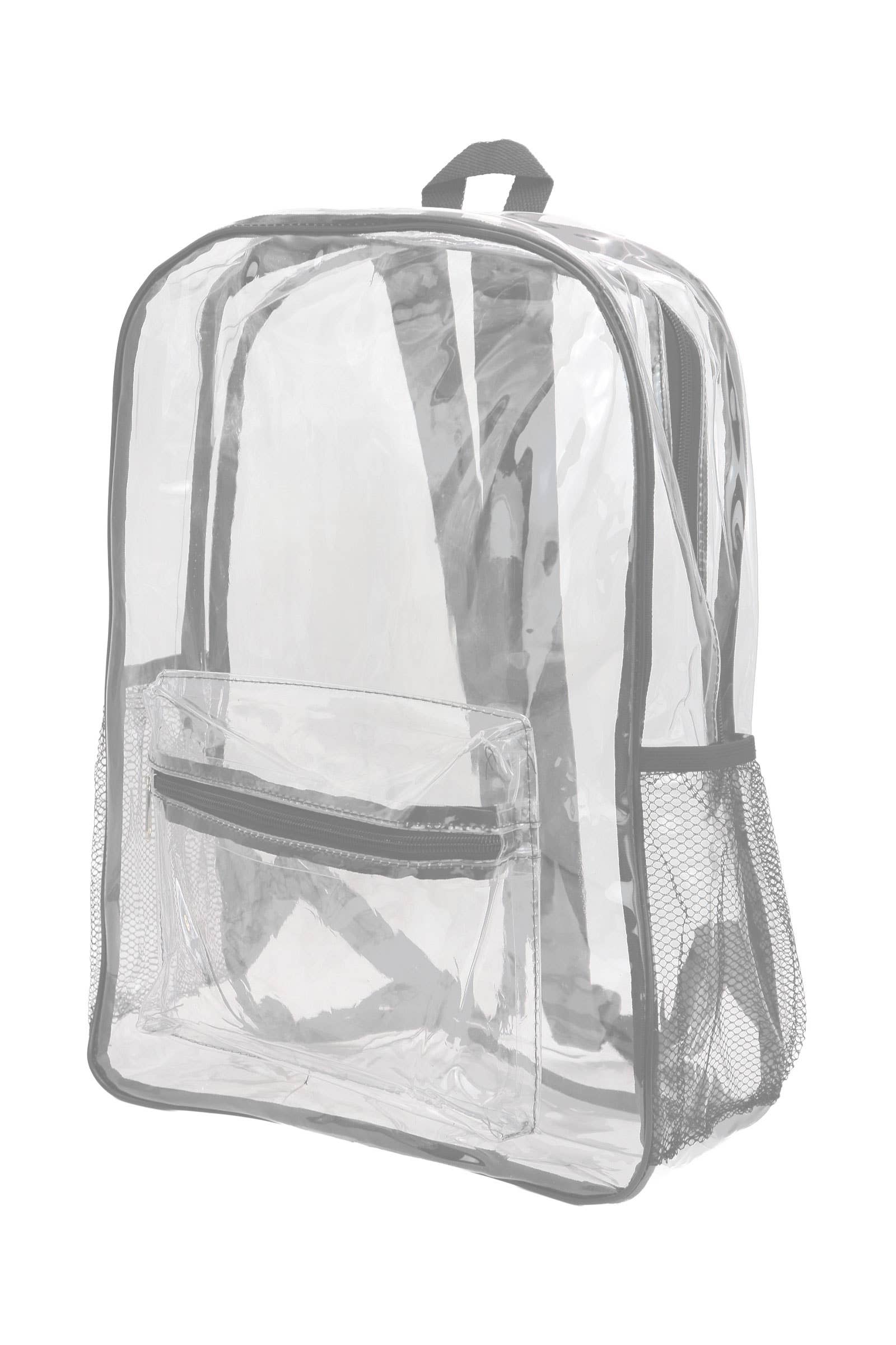 ASSORTI Sac à dos en PVC transparent avec contours colorés extra large en vente sur Faire8
