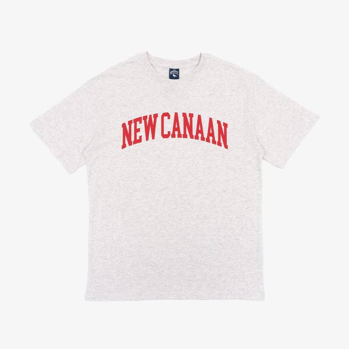 Maglietta New Canaan in Grigio Argento per la vendita all'ingrosso da parte di The Just Brand