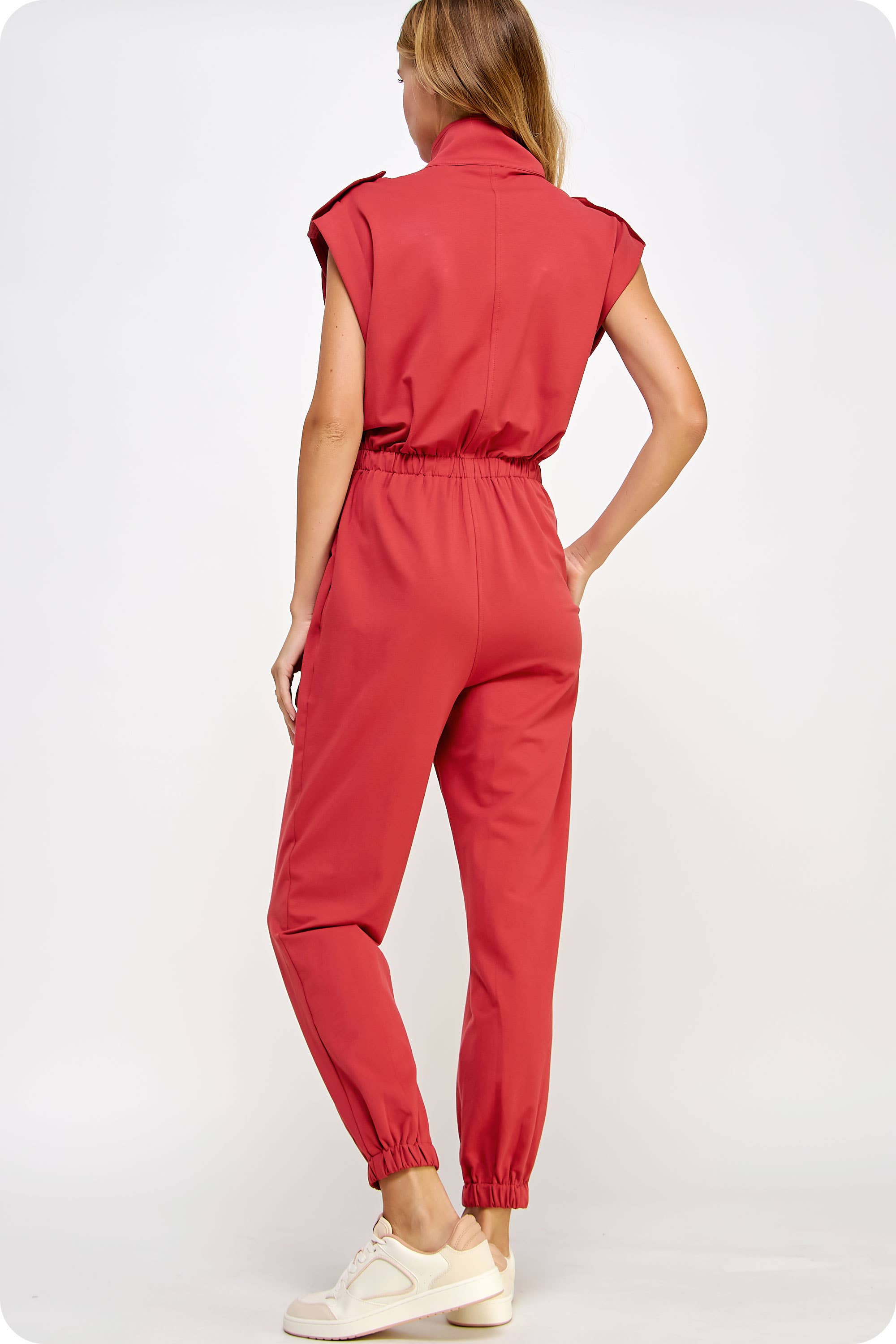 Strut & Bolt - Venta al por mayor Peto - Mujer - Mono tipo jogger sin mangas con cuello alto19