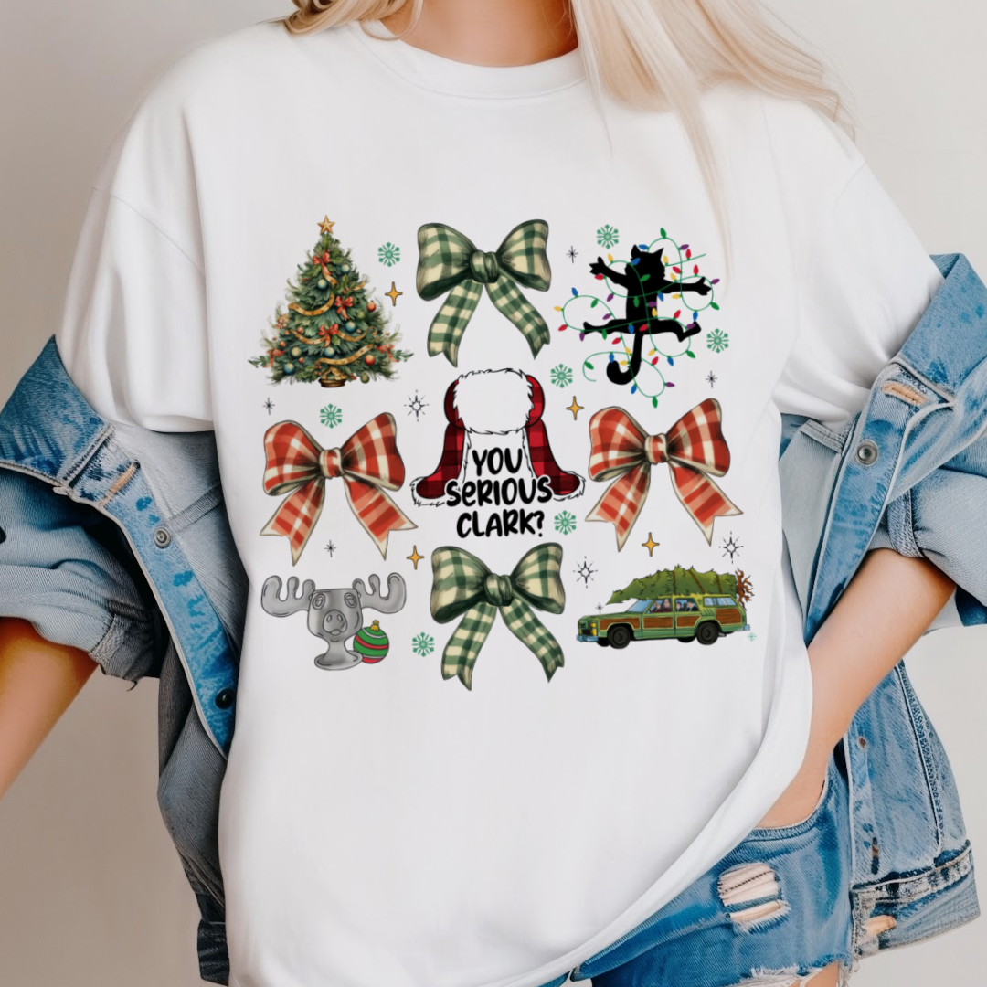 Urban Edge Co. - Wholesale Screen Printed T-Shirt - Women's - Are You Serious Clark Graphic Tee0