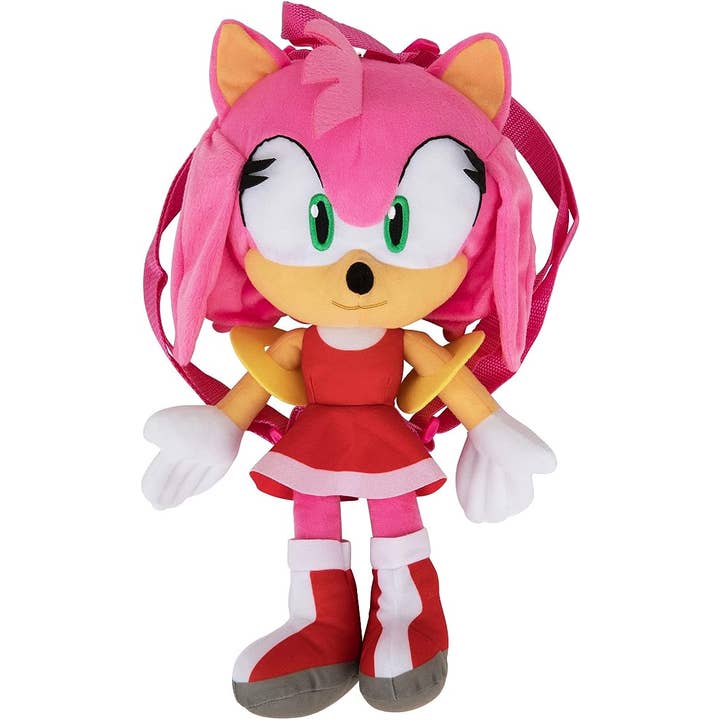 Coastal - Wholesale Backpack - Kids - Amy Rose Amy (Sonic) Plush Backpack 16"