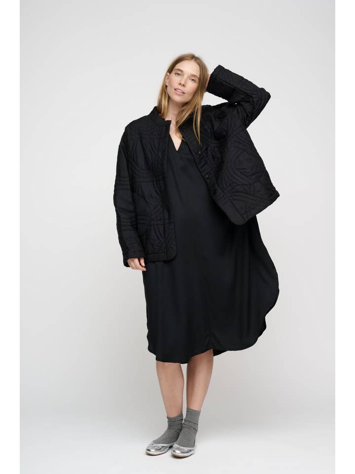 black lea jacket silky for wholesale on Faire6