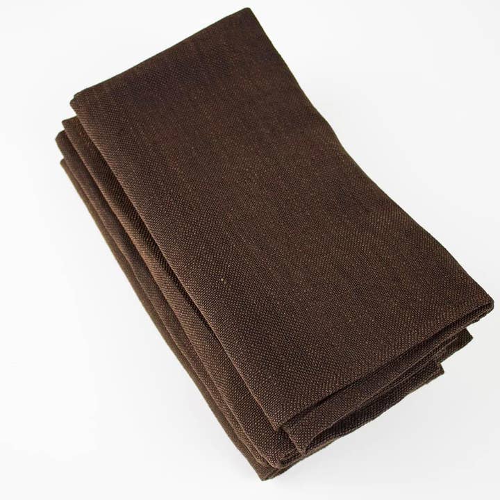Fennco Styles - Wholesale Dinner & Cloth Napkin - Chocolate Everyday Design 20" Cloth Napkin1