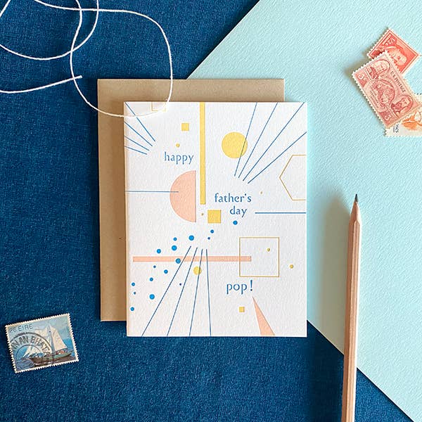 Pop-Karte zum Vatertag für den Großhandel von Navy Midnight Press