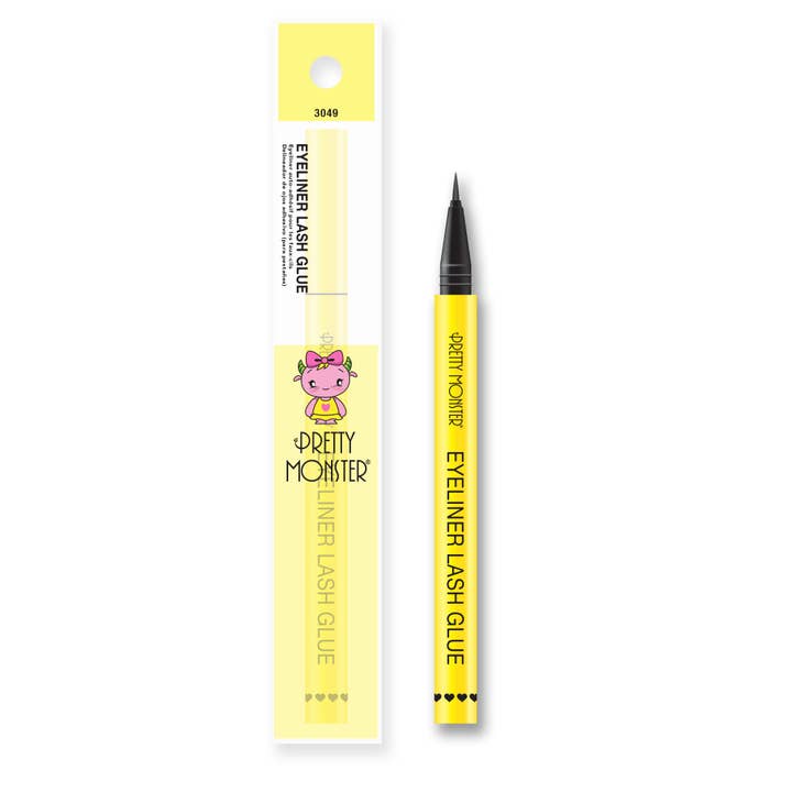 Rude Cosmetics - Wholesale Eyelash/Brow Serum - Pretty Monster Eyeliner Lash Glue - Black