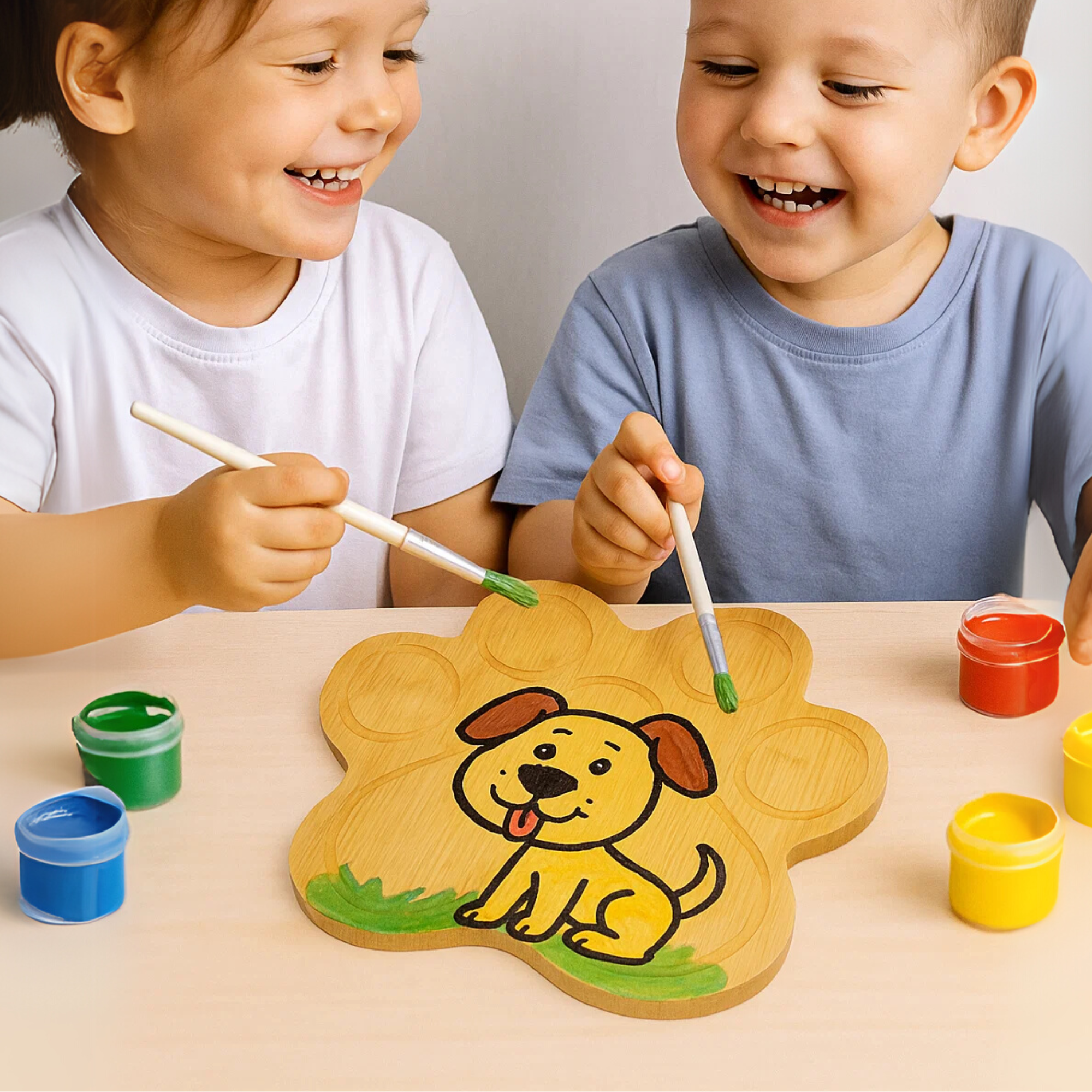 INVISION - Wholesale Cutting Board - 10pc 13" Animal Paw Bamboo Boards – Bulk for Custom Gifts8