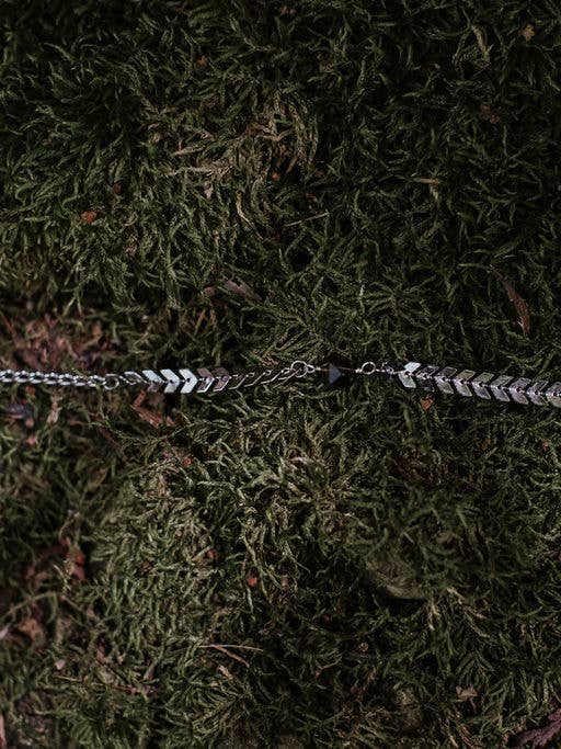 Smoky Quartz Vibez Choker | Grounding Gemstone Choker for wholesale by Midnight Raven Studios