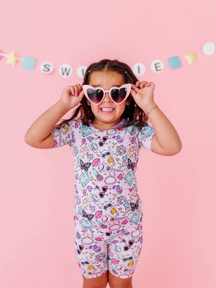 Kiki + Lulu - Wholesale Sleepwear Set - Kids - Look What You Made Me Snooze Kids Shorts Pajamas8